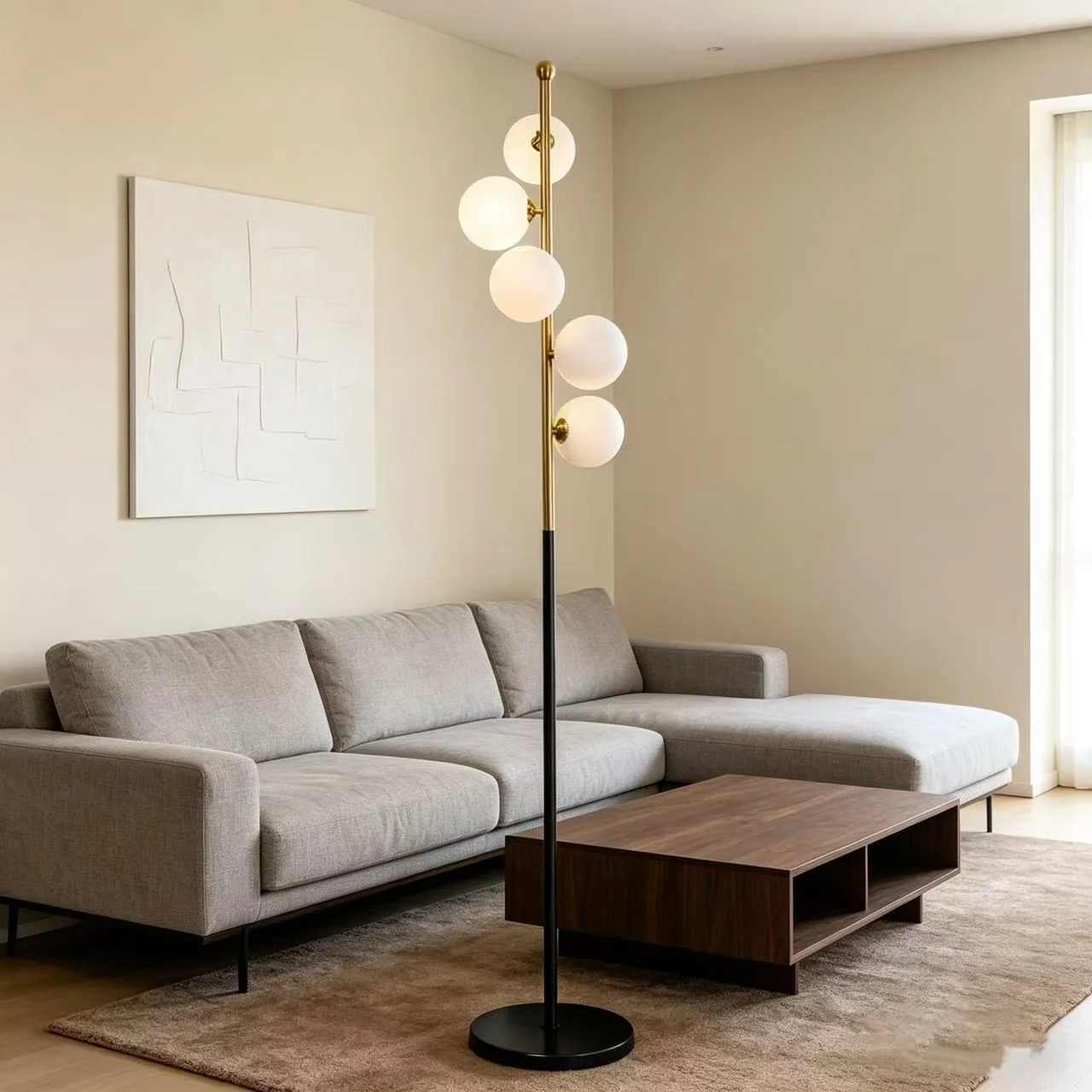 Modern Crystal Chandelier - hover